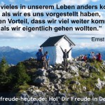 Grußkarte: Rückschlag oder Chance