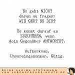 Aufmerksam. Unvoreingenommen. Gütig. (Ostergruß)
